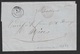 1857 LAC France Pannissiere - Sardaigne Antibes A Nice - Cachet Français - 1849-1876: Période Classique