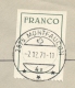 Schweiz - 1971 - Franco-label On PTT-cover Montfaucon - Not Sent - Brieven En Documenten