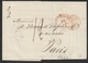 1853 NL Entire Amsterdam To Paris - Retard Du Convoi - ...-1852 Préphilatélie