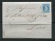 Lettre De 1865 De LYON (68)- Y&T N°22-  DE ROTHSCHILD FRERES - 1862 Napoleone III