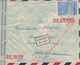 ZZ843 - Lettre PAR AVION TP Exportation BEGIJNENDIJK 1950 Vers La Tchécoslovaquie - Etiquette De RETOUR Non Admis - 1948 Exportation