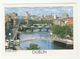 2011 IRELAND Postcard DUBLIN View To GB Flower Stamps Cover - Dublin
