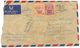 Malaya - Johore 1955 Airmail Cover Johor Bahru To Arimalam, India W/ Scott 138, 143 - Johore