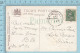CPA Voyagé 1910 Raphael Tuck,  Series " WinChristmas Snows"  # 503  - Stamp USA Franklin 1&cent; - Tuck, Raphael