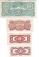 JAPON - THE JAPANESE GOVERNMENT - 4 Billets . 10 Dollars - 50 Cents - 10 Cents Et 5 Cents - 3 Billets Neufs Et Un SUP - Japón