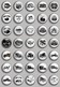 Classic Car ART BADGE BUTTON PIN SET 3  (1inch/25mm Diameter) 35 DIFF - Other & Unclassified