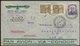 GRAF ZEPPELIN LETTER 1934, CURITYBA BRASIL TO ULM GERMANY - Dirigibili