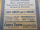 Carte TARIDE/n° 31/ ITALIE Centrale/Carte  Pour Le Tourisme/Portefeuille/Paris/Gaillac-Monrocq/ Vers 1930-40      PGC193 - Cartes Routières