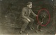 Soldat - Hundeführer - Dog Chien - Bousbecque Werviq Flandern- Allemande Photo Card Guerre 14 - 18 - Weltkrieg 1914-18