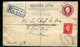 Royaume Uni - Entier Postal + Complément De Londres En Recommandé En 1938 Pour La France - Postwaardestukken