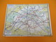 Publicitaire/Plan Du Métro De Paris/ ODOUL Déménagements -Garde Meubles/André LECONTE/ Plan éclair /1961     PGC207 - Geographical Maps