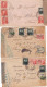 ESPAGNE - LOT DE 12 LETTRES ET FRAGMENT DE LETTRES TOUTES AVEC CENSURES DIVERSES DONT UN AVEC TAXE - MANQUE 2 TIMBRES. - Republikanische Zensur