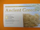 Carte Historique Et Géographique/ Ancient GREECE/Great People Of The Past/National Geographic Society/ 1999   PGC219 - Autres & Non Classés