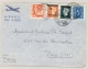 Nederlands Indië - 1949 - 4 Colour Mixed Franking Van Veldpost Bandoeng Naar Paris / France - Nederlands-Indië