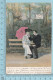 CPA Lovers Couple  -Personal Message Square  - Used In 1907 Stamp  USA 1&cent; - Autres & Non Classés