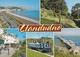 Postcard Llandudno Multiview Tram Pier Promenade My Ref  B22725 - Caernarvonshire