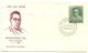 India 1958 Scott 320 FDC Bipin Chandra Pal, Birth Centenary - FDC