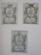 Lot De 3 Ex-libris Français Aux Initiales AF - XVIIIème - Alexis FOISSEY A DUNKERQUE - Ex Libris