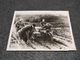 ANTIQUE PRESS PHOTO WWII GERMAN MOTORBYKE SHOOTERS SOLDIERS WITH SIDE CAR ON MUD - Guerre, Militaire