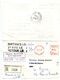 France 1979 Registered Meter Cover Nice, Forwarded To Barcelonnette - EMA (Printer Machine)