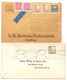 Sweden 1950‘s 5 Covers Stockholm To U.S., Mix Of Stamps - Covers & Documents