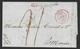 1837 LAC France, Paris A Porto Mauricio, Italie - Via Di Mare - Par Antibes - Maritime Post - Poste Maritime