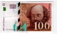 1 BILLET  DE  100 FRS    CEZANNE  N109 - 100 F 1997-1998 ''Cézanne''