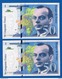 50  Fr  Suite  2  Billets - 50 F 1992-1999 ''St Exupéry''