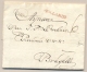 Nederland - 1758 - HOLLANDE Stempel Op Complete Vouwbrief Van Rotterdam Naar Bruxelles - ...-1852 Vorläufer