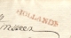 Nederland - 1758 - HOLLANDE Stempel Op Complete Vouwbrief Van Rotterdam Naar Bruxelles - ...-1852 Voorlopers