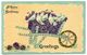 United States Vintage Postcard A Happy Birthday Greetings - Wheelbarrow - Birthday