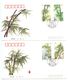 China PRC 1993 Scott 2444-2447, 2448 S/S/ 3 FDCs Bamboo - 1990-1999