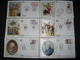 LOT DE 39 FDC SUR SOIE 1991 TOUTES DIFFERENTES PARFAIT ETAT - 1990-1999