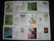 Delcampe - LOT DE 39 FDC SUR SOIE 1991 TOUTES DIFFERENTES PARFAIT ETAT - 1990-1999