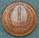 Eastern Caribbean 1 Cent, 1961 -0315 - Territoires Britanniques Des Caraïbes