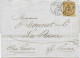 1880 - SAGE - LETTRE De LYON => LA PLAINE (SUISSE) - 1876-1898 Sage (Type II)