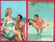 Femmes Couple- Pin Up - Maillot De Bain - Coppia In Costume Da Bagno - Coppie