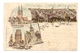 0-3500 STENDAL, Lithographie1899, 4 Ansichten, Druckstellen - Stendal