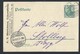 14de.Postkarte. Eckernförde Stöllberg Ging 1907 Durch Die Post. Die Rechnung Für Den Fisch. - Lettres & Documents