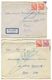 Sweden 1947-48 8 Covers Mix Of Postmarks & King Gustaf V Coil Stamps - Lettres & Documents