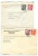 Spain 1949-50 9 Covers To U.S., Variety Of Stamps & Postmarks - Briefe U. Dokumente