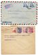 Delcampe - Spain 1949-50 9 Covers To U.S., Variety Of Stamps & Postmarks - Briefe U. Dokumente