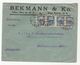 1921 ESTONIA COVER Bekmann Co Multi IMPERF Stamps Tallinn To Germany - Estonia