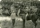 France WWI Sur Le Front Cirque Militaire Dressage De Chevaux Ancienne Photo 1917 - War, Military