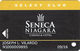 Seneca Niagara Casino - Niagara Falls, NY - Slot Card - PG Over Mag Stripe / Reverse Text Aligned Left & Right - Cartes De Casino