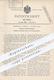 Original Patent - Frédéric Ter Weele , St. Dié , Frankreich 1906 , Flügel Für Vorspinnmaschine | Spinnmaschine , Spinnen - Historische Dokumente