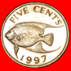 # FISH (1986-1998): BERMUDA ★ 5 CENTS 1997! LOW START ★ NO RESERVE! - Bermuda