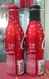 AC - COCA COLA GOL - GOAL DEPICTED ALUMINUM EMPTY BOTTLES 2 PIECES SET & CROWN CAPS 2018 - Bottles