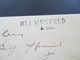 AD / Vorphila 1860 Baden Stempel L2 Schwarz Blumenfeld 5. Okt. Mit Inhalt! - Cartas & Documentos