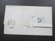 AD Hannover 1860 Nr. 14 EF Baluer K2 Hannover Und AK Stempel K1 Stadthagen Und Bahnpost Stempel Berlin / Minden - Hanover